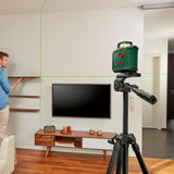 Bosch Nivel Láser de líneas cruzadas AdvancedLevel 360 con trípode (3 líneas de láser, incl. 360° para la alineación por toda la estancia, en caja de cartón)