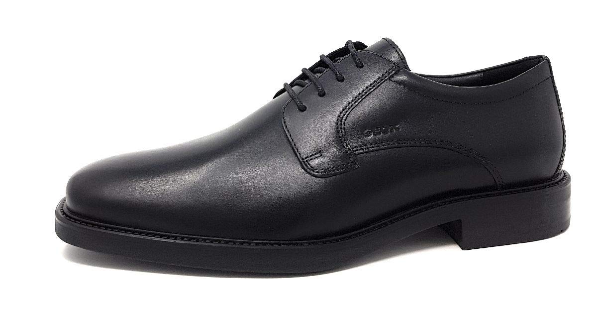 Geox U Brandolf B, Zapatos Hombre, Negro, 45 EU