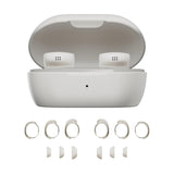 Bose QuietComfort Earbuds True Wireless, Auriculares con Bluetooth con cancelación de Ruido Activa y micrófono, Tecnología Deep Bass y clasificación IPX4, hasta 8,5 Horas de autonomía, Blanco Ahumado