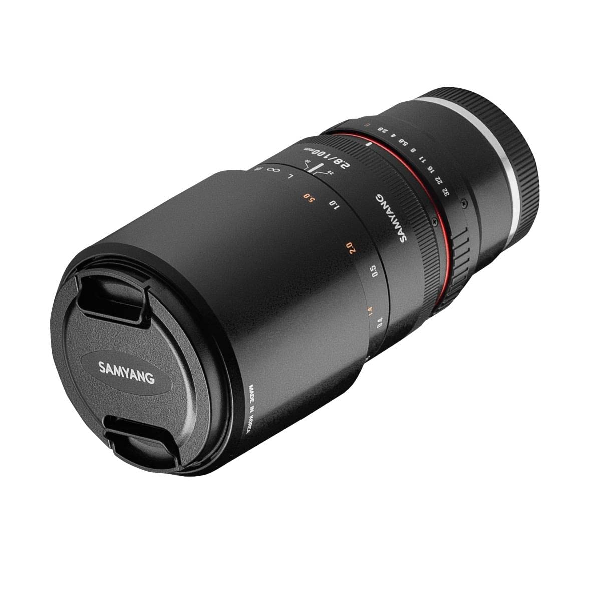 Samyang F1112309101 - Objetivo fotográfico DSLR para Micro Cuatro Tercios AS IF UMC (Distancia Focal Fija 100mm, Apertura f/2.8-32, diámetro Filtro: 67mm), Negro