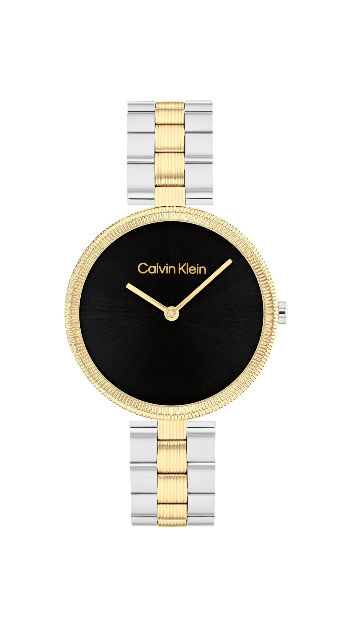 Calvin Klein Reloj De Movimiento De Cuarzo De Dos Manecillas para Mujer Colección Gleam con Correa de Acero Inoxidable Bicolor - 25100012