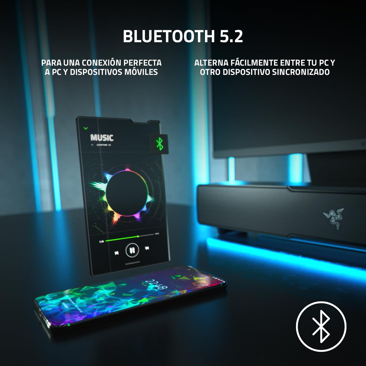 RAZER - Barre de son LEVIATHAN V2