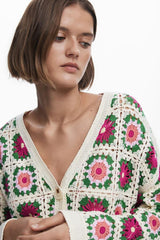 Desigual JERS_Johanna Sweatshirt, Blanco, L Women's