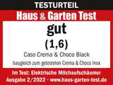 CASO Milchaufschäumer-Automat, Fassungsvermögen Aufschäumen: 250 ml, Fassungsvermögen Erhitzen: 350 (1665) Marca