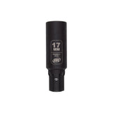 Ingersoll-Rand DXS2 Juego de vasos de impacto profundo métrico, 15 piezas, acero cromo-molibdeno, hexagonal