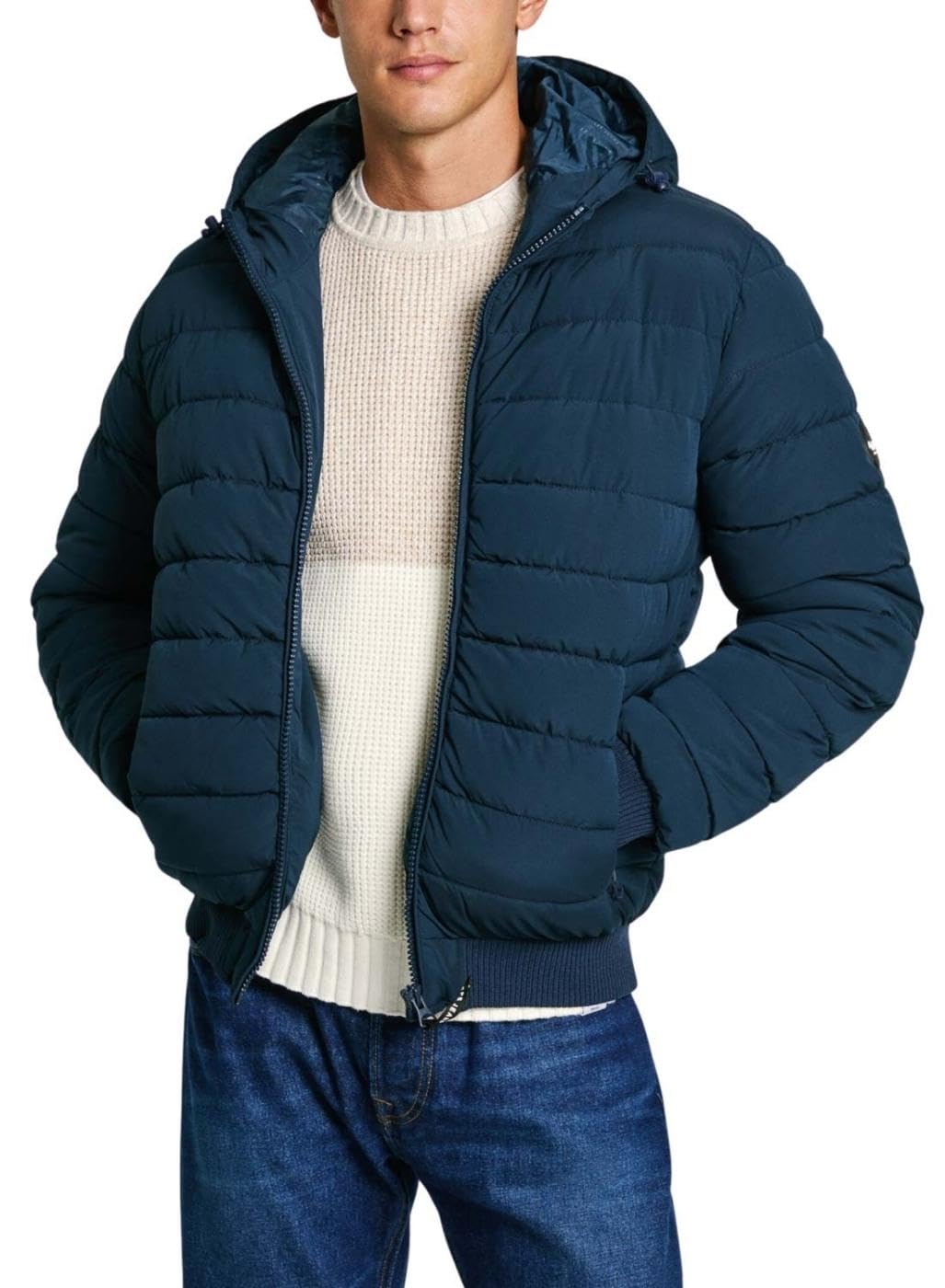 Pepe Jeans Tomek Chaqueta, Azul (Dulwich Blue), S para Hombre