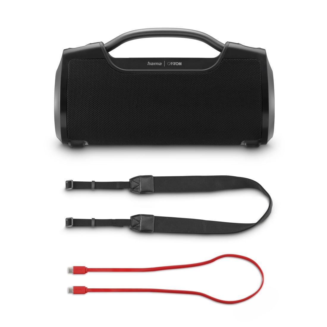 Hama Altavoz Bluetooth, Exterior, 60 W (Resistente al Agua IPX6, 12 Horas de duración de la batería, Pro Sound, Powerpack, Bluetooth USB, Caja de música Bluetooth, Caja de Fiesta Bluetooth, Altavoz