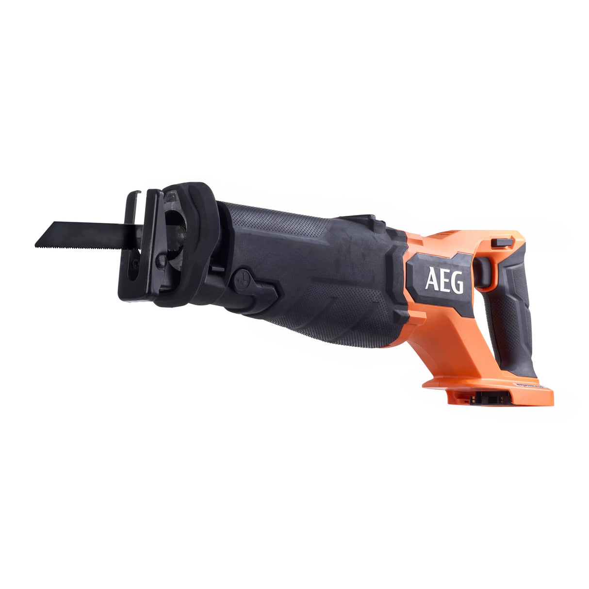 AEG Sierra de Sable sin Escobillas, 18V, Negro/Naranja