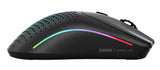 Glorious Gaming Model O 2 Wireless Ratón gaming inalámbrico - Híbrido 2,4 GHz y Bluetooth, 68g superligero, gran batería, sensor PPP 26K, RGB, ambidiestro, 6 botones, deslizadores de PTFE - Negro