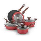 Batería de cocina 8 piezas roja Golden 5