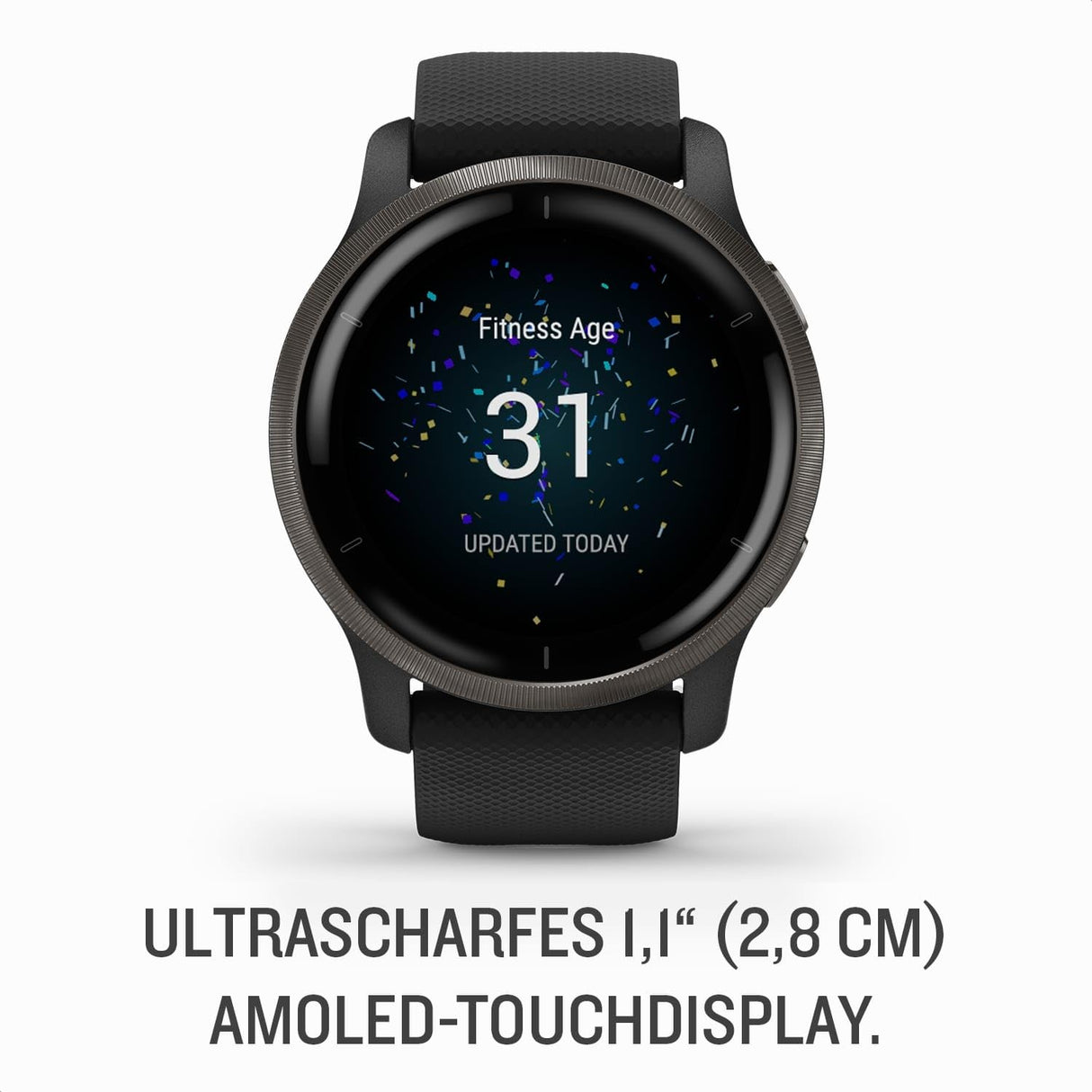 Garmin 2s Reloj Inteligente, Gris Pizarra, no Aplica