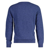 GANT Extrafina Lana de Cordero con Cuello en V Suter Pulver, Stone Blue Melange, L Hombres