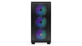 ENDORFY Arx 500 ARGB, Caja PC ATX, 4x140-mm-ARGB-Lüfter im Lieferumfang enthalten, Seitenwand aus gehärtetem Glas, hohe Kompatibilität mit Verschiedenen PC-Komponenten, EY2A011