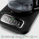 Karaca Caysever Robotea Pro - Cafetera y té automática, 4 en 1, de vidrio hablando