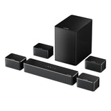 ULTIMEA 7.1 Barra de Sonido Surround Virtual, 8 Altoparlantes de Alto Rendimiento, Subwoofer Inalámbrico de 6.5", con Control a través de App, Sistema de Audio para Home Cinema, Poseidon D70
