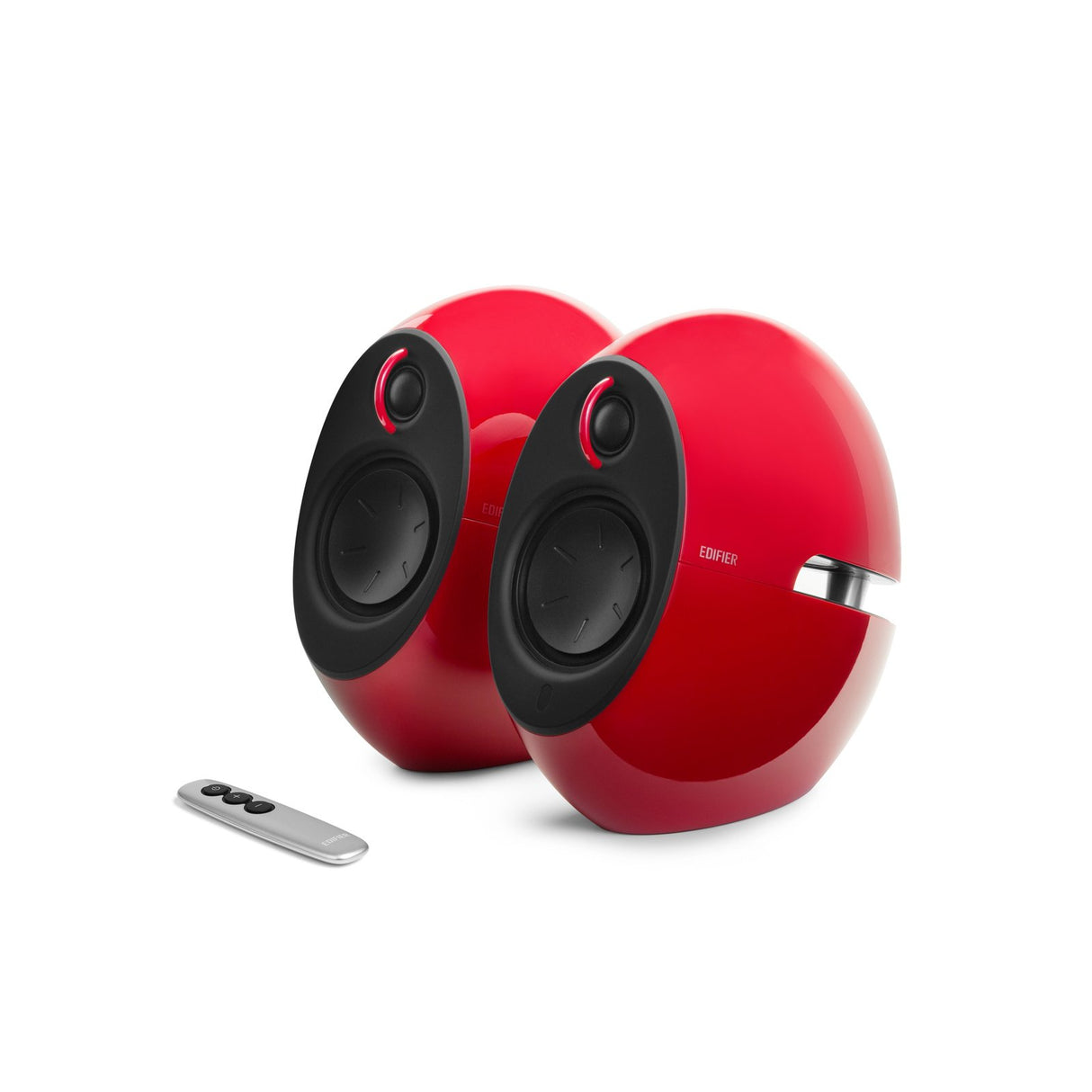 Edifier E25HD Luna Eclipse - Altavoces Bluetooth 4.0 con Mando a Distancia, Color Rojo