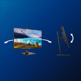 Philips 272S1MH Monitor 27 Pulgadas FHD, 75Hz, IPS, 4 ms GtG, Adaptive Sync., Altura Ajustable, Altavoces (1920x1080, 1x HDMI 1.4, 1x DP 1.2, USB-Hub), Negro