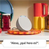 Echo Pop (Última generación) | Altavoz inteligente Bluetooth con Alexa de sonido potente y compacto | Verde azulado
