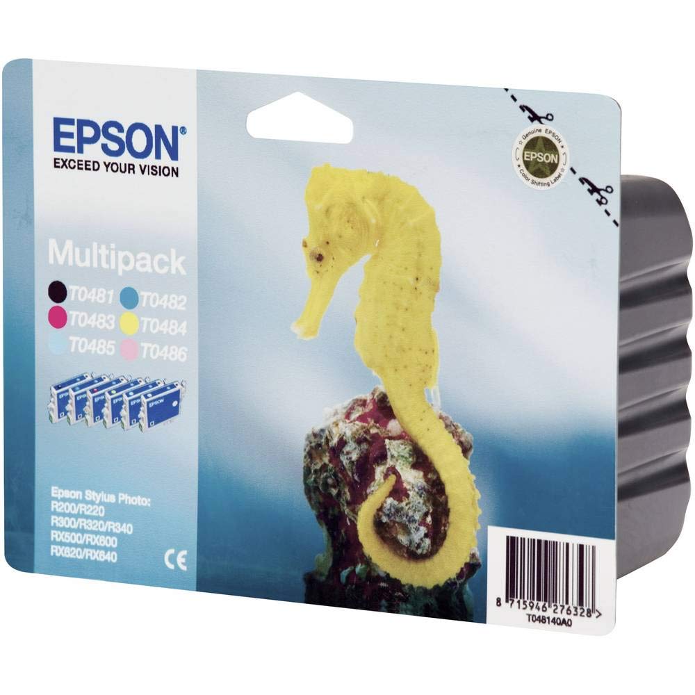 Epson T04874010 - Cartucho de tinta multicolor (6 colores)