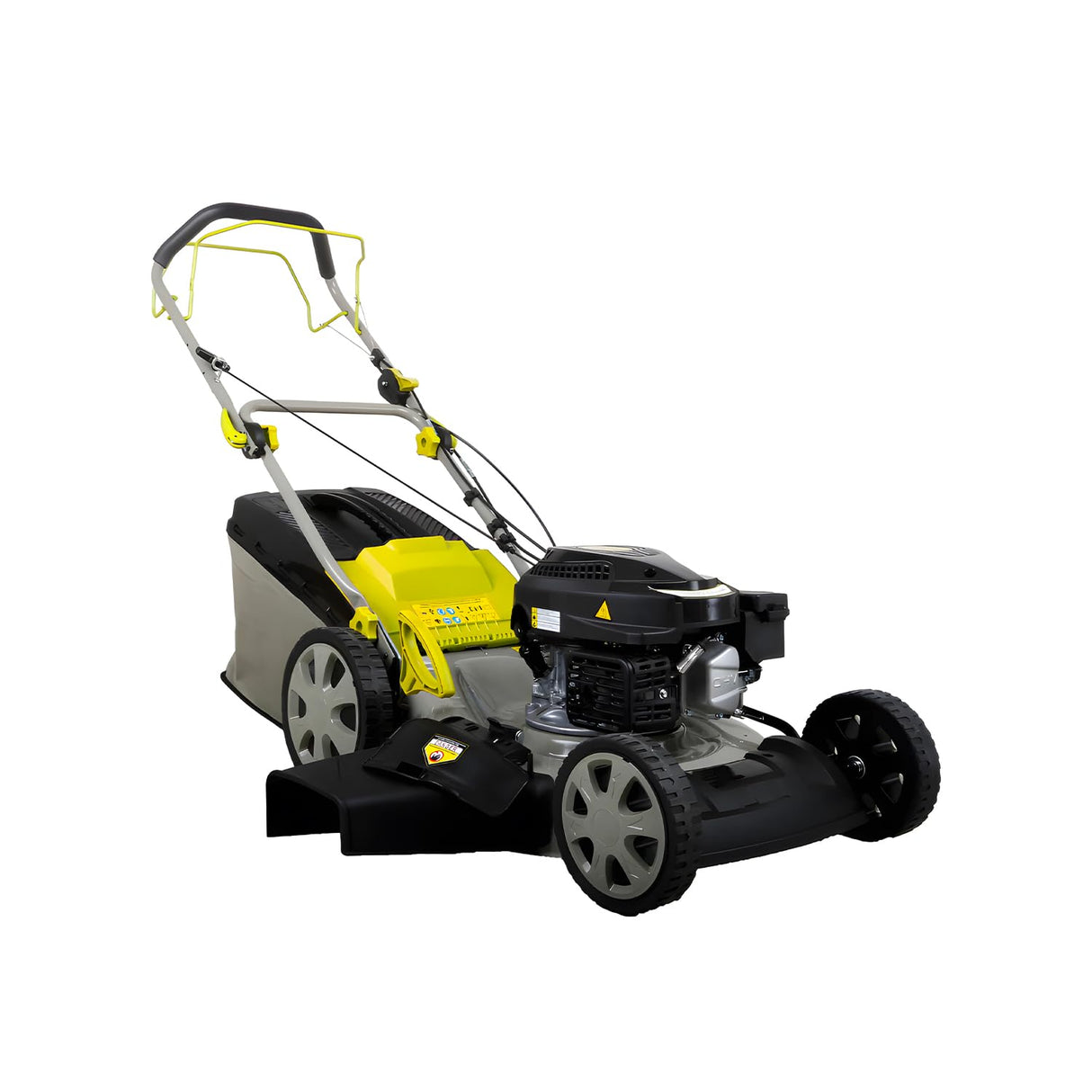 Avilia Cortacésped de explosión autopropulsado con Corte de 51 cm, Bolsa de Recogida de 65 l, cortacésped con tracción Trasera, Corte con Descarga Trasera y Lateral, 8 Alturas de Corte, 4 kW, 5,4 HP,