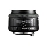 HD PENTAX-FA35mmF2 Versátil Objetivo Gran Angular con Recubrimiento HD Que minimiza Reflejos Recubrimiento SP Que Evitar Manchas Lente asférica híbrida para imágenes más claras y con Mayor Contraste