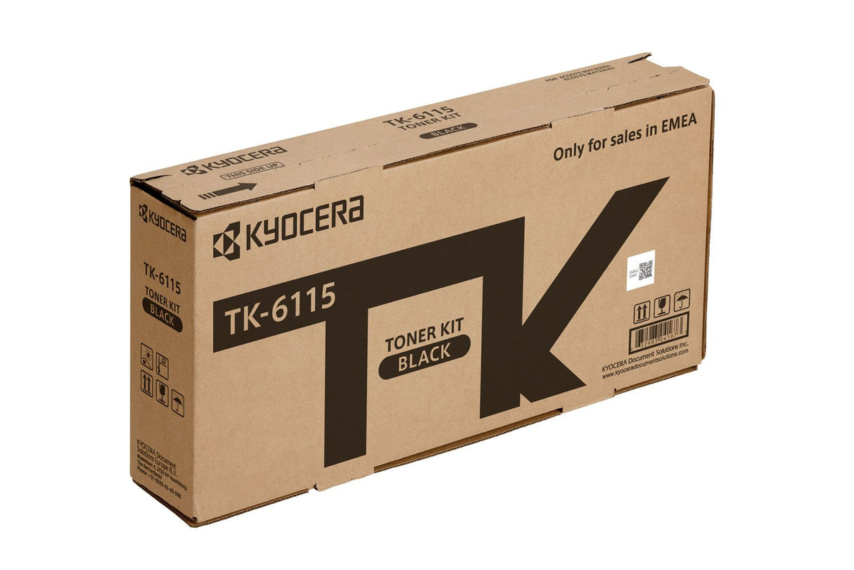 Kyocera TK-6115 Tóner de láser Negro - Tóner para impresoras láser (Tóner de láser, Negro, 1 Pieza(s))