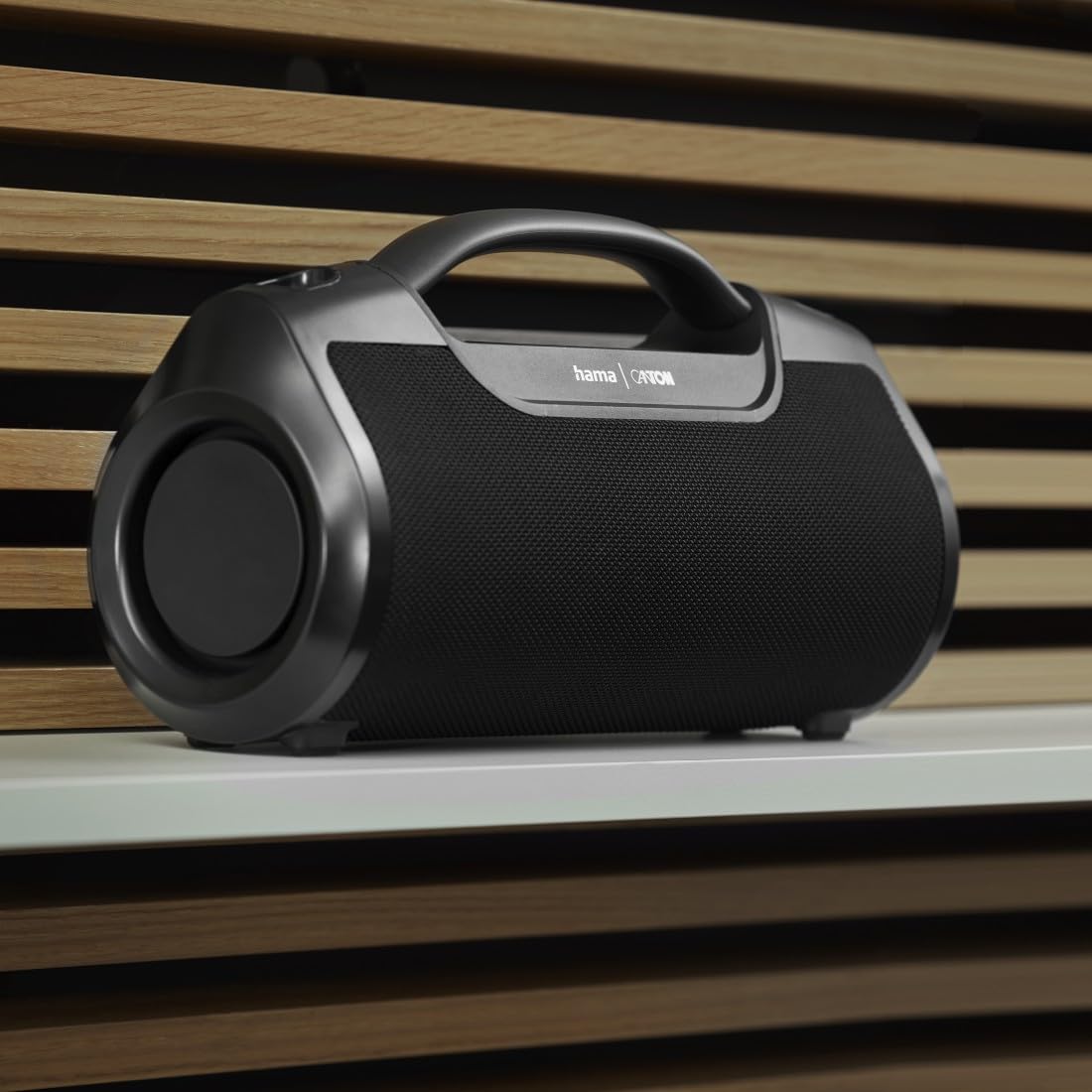 Hama Altavoz Bluetooth, Exterior, 60 W (Resistente al Agua IPX6, 12 Horas de duración de la batería, Pro Sound, Powerpack, Bluetooth USB, Caja de música Bluetooth, Caja de Fiesta Bluetooth, Altavoz