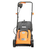 Bricoferrr Cortacésped Eléctrico - 1200W, Ancho de Corte 33cm y Altura Ajustable