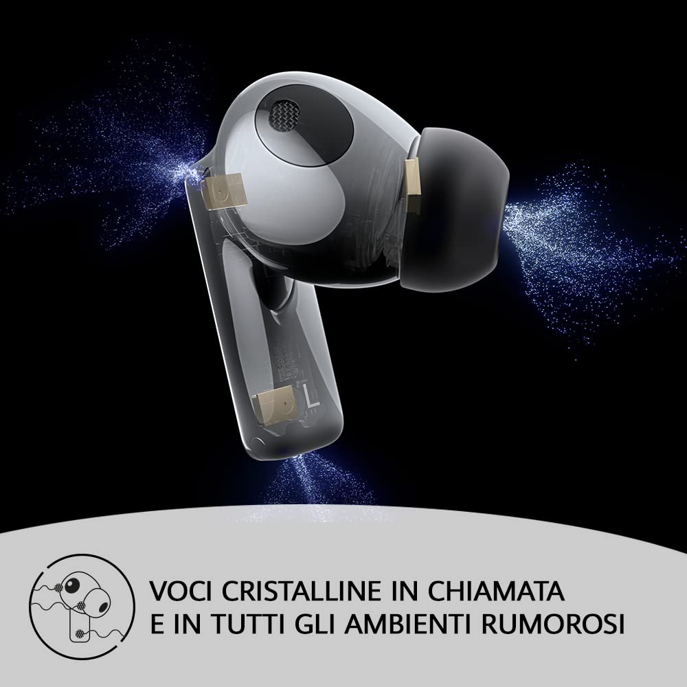 HUAWEI FreeBuds Pro 2 Auriculares Bluetooth, Auriculares Hi-Res Audio, Doble Altavoz, cancelación Activa del Ruido 47 dB, Ecualizador adaptativo, conexión 2 Dispositivos, IP54, cerámica Blanca, con