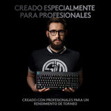 Logitech G Pro TKL Teclado Gaming Mecánico sin Teclado numérico, Teclas GX-Clicky Azules, RGB LIGHTSYNC, Diseño portátil para Esports, Cable Micro USB Desmontable, QWERTY Español, Negro
