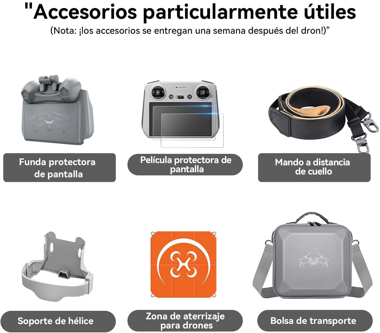 DJI Air 3S Fly More Combo (Mando a Distancia RC 2 Con Pantalla) con Accesorios Versátiles, Dron Con Cámara CMOS de 1»Gran Angular y Teleobjetivo Medio, 4K/60fps, Detección Omnidireccional y3 baterías.