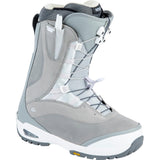 Nitro Bianca TLS Premium All Mountain Freeride Freestyle Sistema de Cordones rápidos Barco Snowboard, Mujeres, Gris, MP 25.5 // EU 39 1/3 // US WMN 8