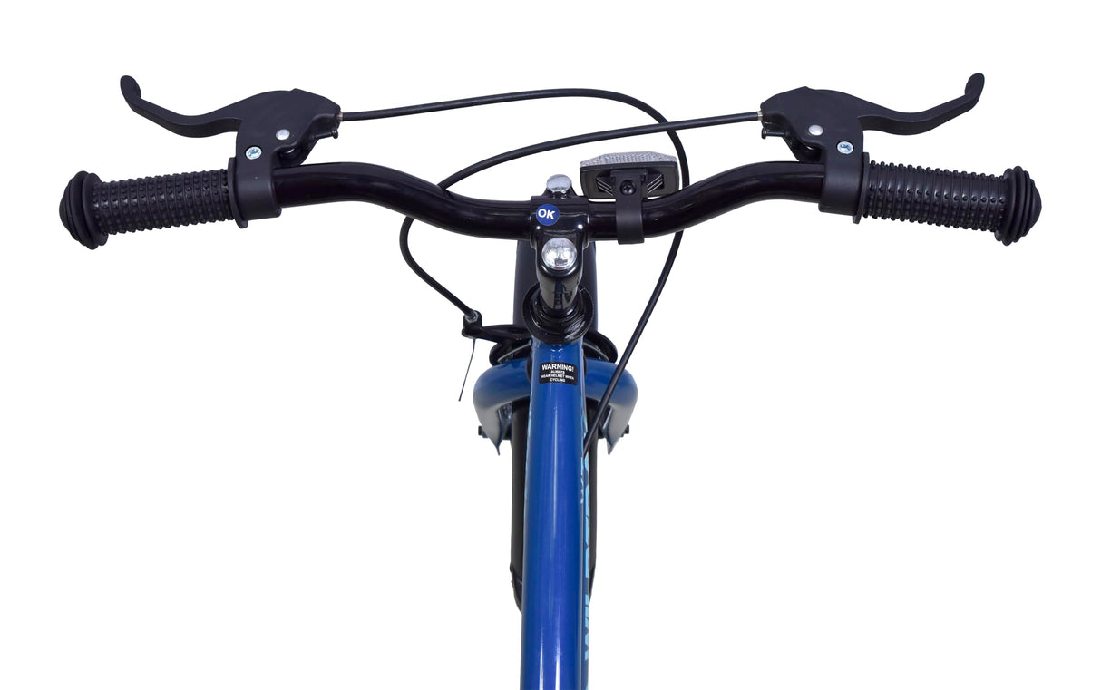 Wildtrak - Bicicleta 16 pulgadas para niños de 3 a 7 años con ruedines con ruedines - Azul