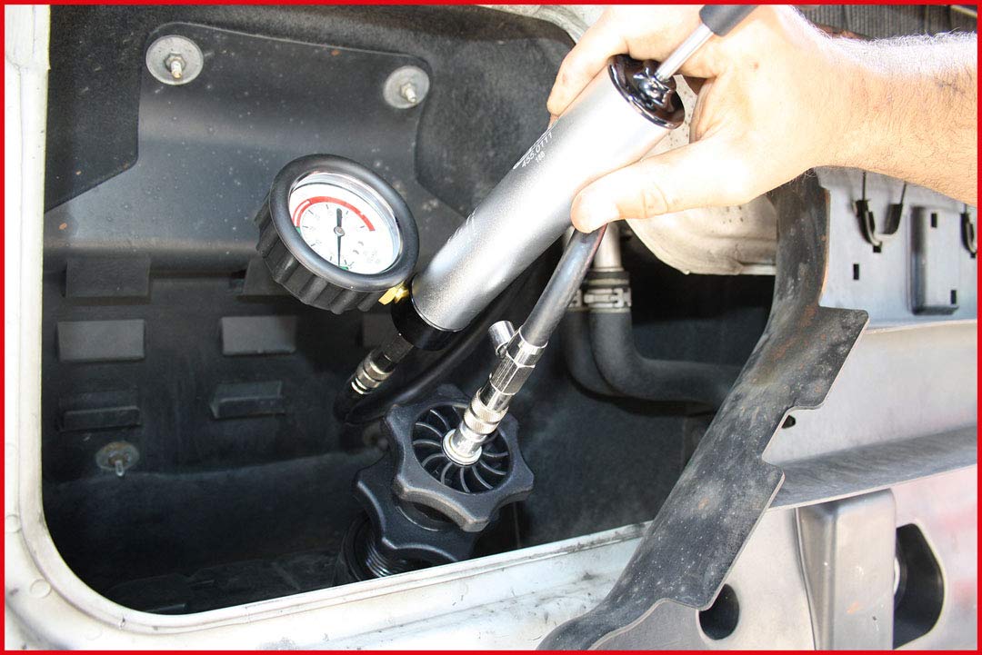 KS Tools 455.0145 Juego de diagnóstico de cono expansor para sistemas de refrigeración, 5 pzs