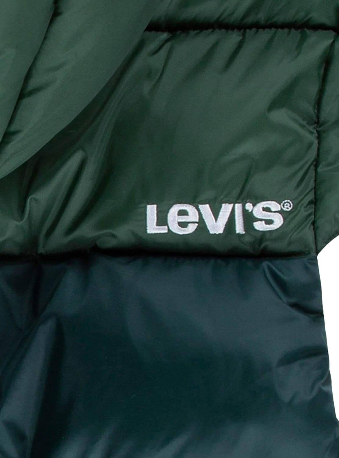 Levi's Lvb-Cojín de Bloque de Color para niño Chaqueta, Bistro Green, 10 años para Niños