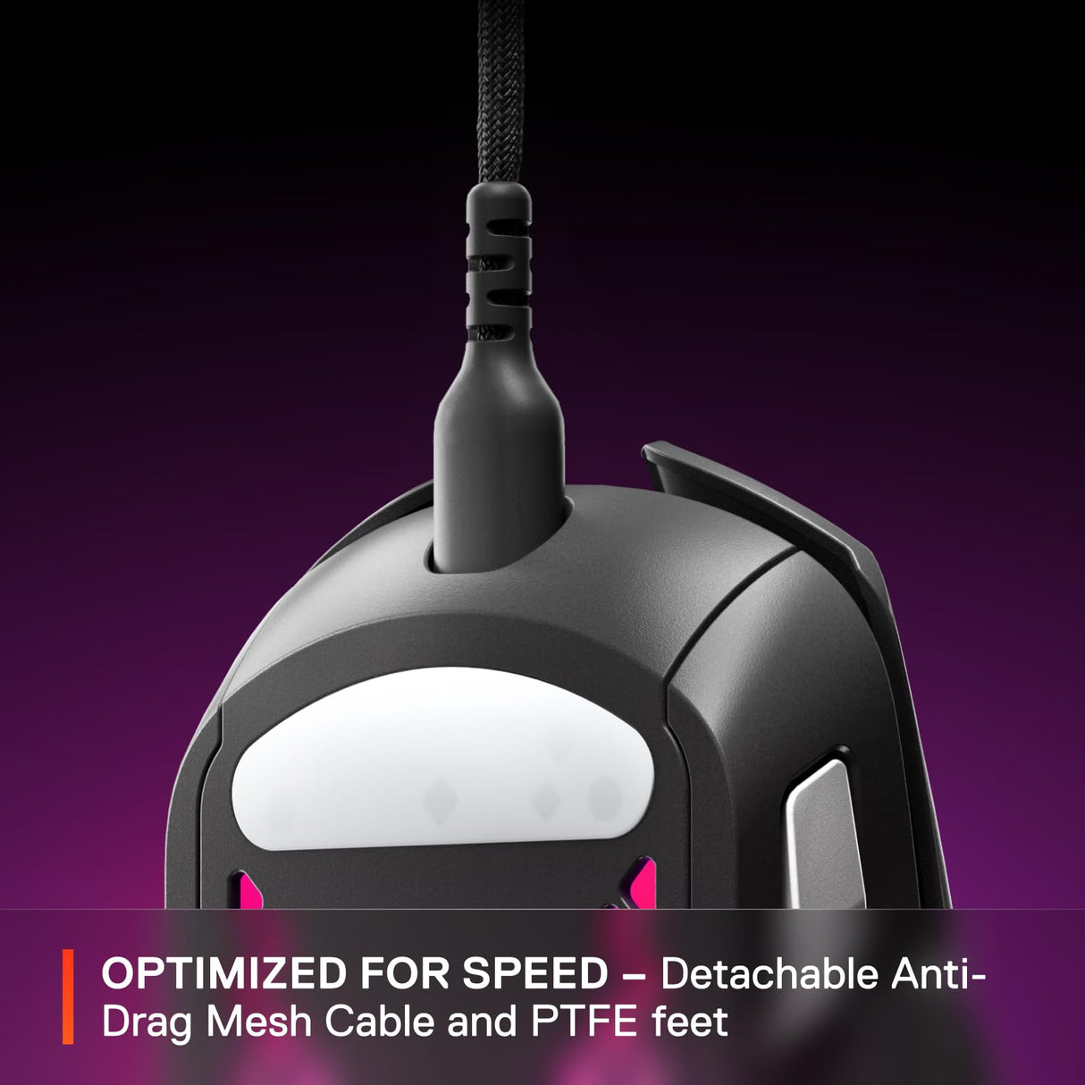 SteelSeries Aerox 5 - Ratón para Juegos Holey RGB - Diseño Ultraligero Resistente al Agua - Sensor óptico TrueMove Air de 18 K dpi
