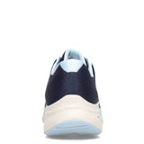 Skechers Arch Fit Big Appeal, Zapatillas Mujer, Navy Knit Mesh Lt Blue Trim, 39.5 EU