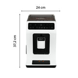 Krups Evidence EA8901 Independiente Totalmente automática Máquina espresso 2.3L 2tazas Blanco - Cafetera (Independiente, Máquina espresso, 2,3 L, Molinillo integrado, 1450 W, Blanco)