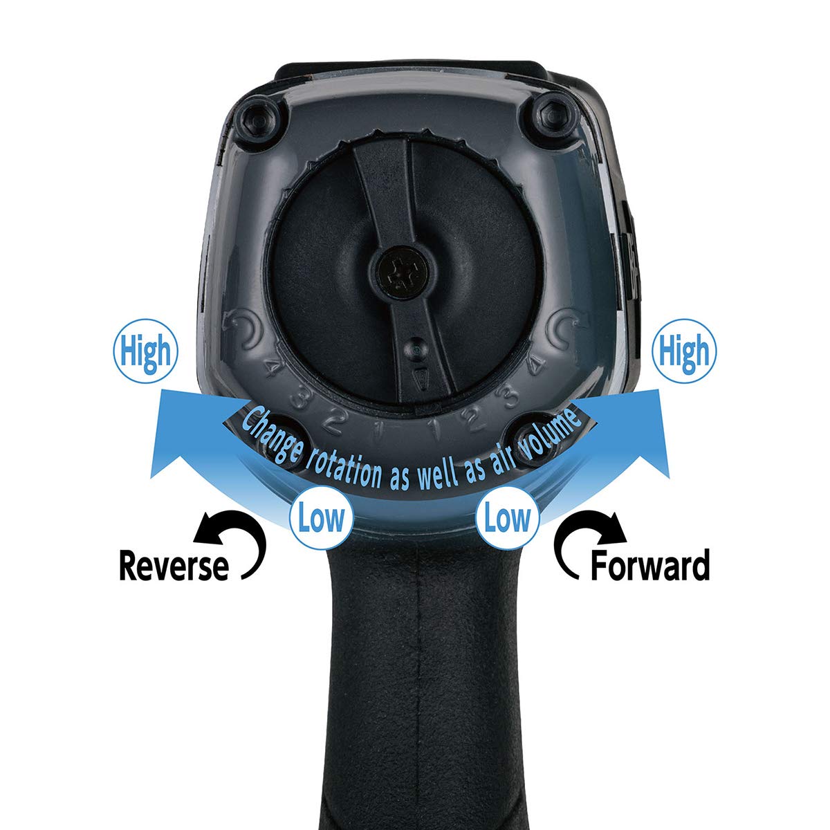 VESSEL Llave de impacto neumática de 1/2" GT-1700BX (E)