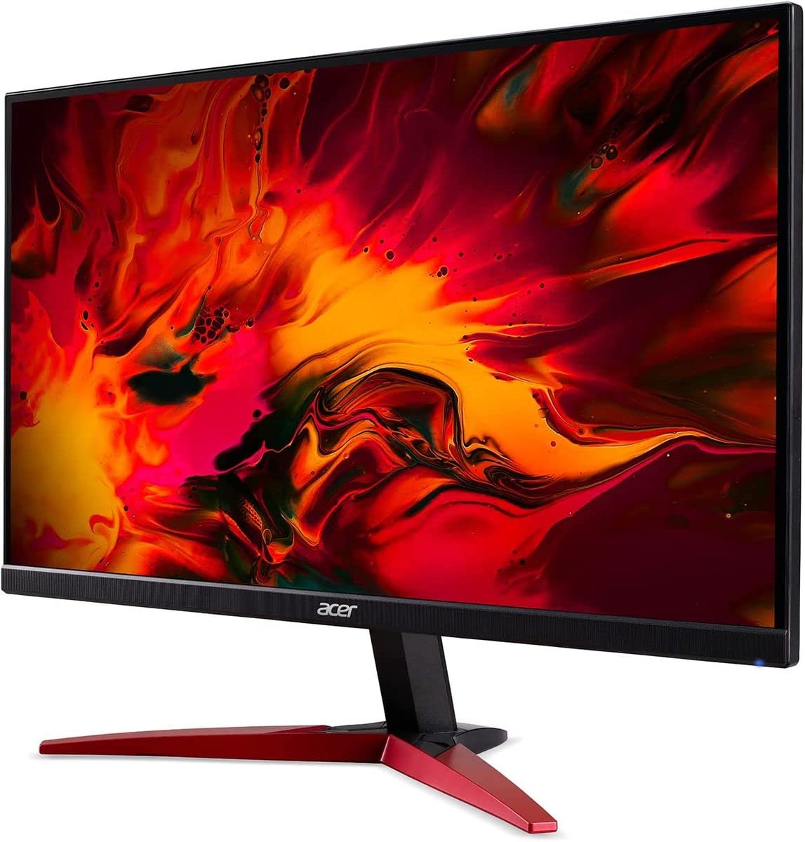 Acer Nitro KG241YA - Monitor Gaming de 24" Full HD 75 Hz (1920x1080, 16:9, 250 Nits, Tiempo de Respuesta 1 ms VRB, AMD FreeSync, ZeroFrame, HDMI, VGA), Monitor PC Color Negro