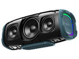 X Jump XJ 200 - Altavoz portátil Amplificado de 90 W, Alto Rendimiento, Bluetooth, función TWS, USB, AUX-IN, micrófono Incorporado, Altavoz Resistente al Agua IPX5, Azul