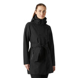 Helly Hansen Mujer Gabardina Welsey II, XS, Negro