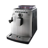 Gaggia HD8749/11 Naviglio Deluxe - Cafetera Automática, para Espresso y Cappuccino, Café en Grano, 1,5 L, 100% Made in Italy 15 Bar, 1850 W, 230V, Plata, 100% Made in Italy