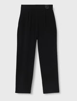 Armani Exchange Icon Project, Sustainable, Logo Patch Pantalones, Negro, Altoa única para Mujer
