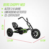 BERG Pedal Gokart Buddy Choppy Neo | Coche de Pedales, Seguro y Estabilidad, Juguete para niños Adecuado para niños de 3 a 8 años