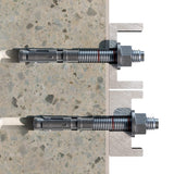 Anclaje macho para cargas altas en hormigón no fisurado Homologado ETE Opción 7. Eje Inoxidable A4. Clip Inoxidable A4. - MEDIDA: M10 x 90 Ø10 - Unid: 100