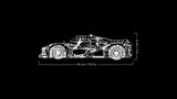 LEGO Technic Peugeot 9X8 24H Le Mans Hybrid Hypercar, Maqueta para Adultos de Coche de Carreras a Escala 1:10 Coleccionable, Deportes de Motor, Regalo para Hombres y Mujeres 42156