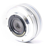 Olympus Objetivo M.Zuiko Digital 14-42 mm F3.5-5.6 EZ, Zoom estándar, Adecuado para Todas Las cámaras MFT (Modelos Olympus OM-D & Pen, Serie G de Panasonic), Plata