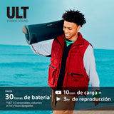 Sony ULT FIELD 7 Altavoz inalámbrico bluetooth portátil con ULT POWER SOUND y Deep Bass, altavoz X-Balanced, 30H de batería, IP67, resistente al agua, iluminación LED, micrófono, entrada para guitarra