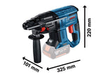 Bosch Professional 18V System GBH 18V-21 - Martillo perforador a batería (Brushless, 2,0 J, Ø máx. hormigón 21 mm, SDS plus, 2 baterías x 5.0 Ah, set 6 acc., en maletín) - Amazon Exclusive